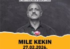 Mile Kekin nastupa u KSB-u 27. februara
