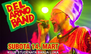Del Arno Band nastupa u Klubu studenata Banjaluka 14. marta