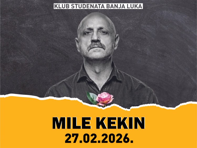 Mile Kekin nastupa u KSB-u 27. februara
